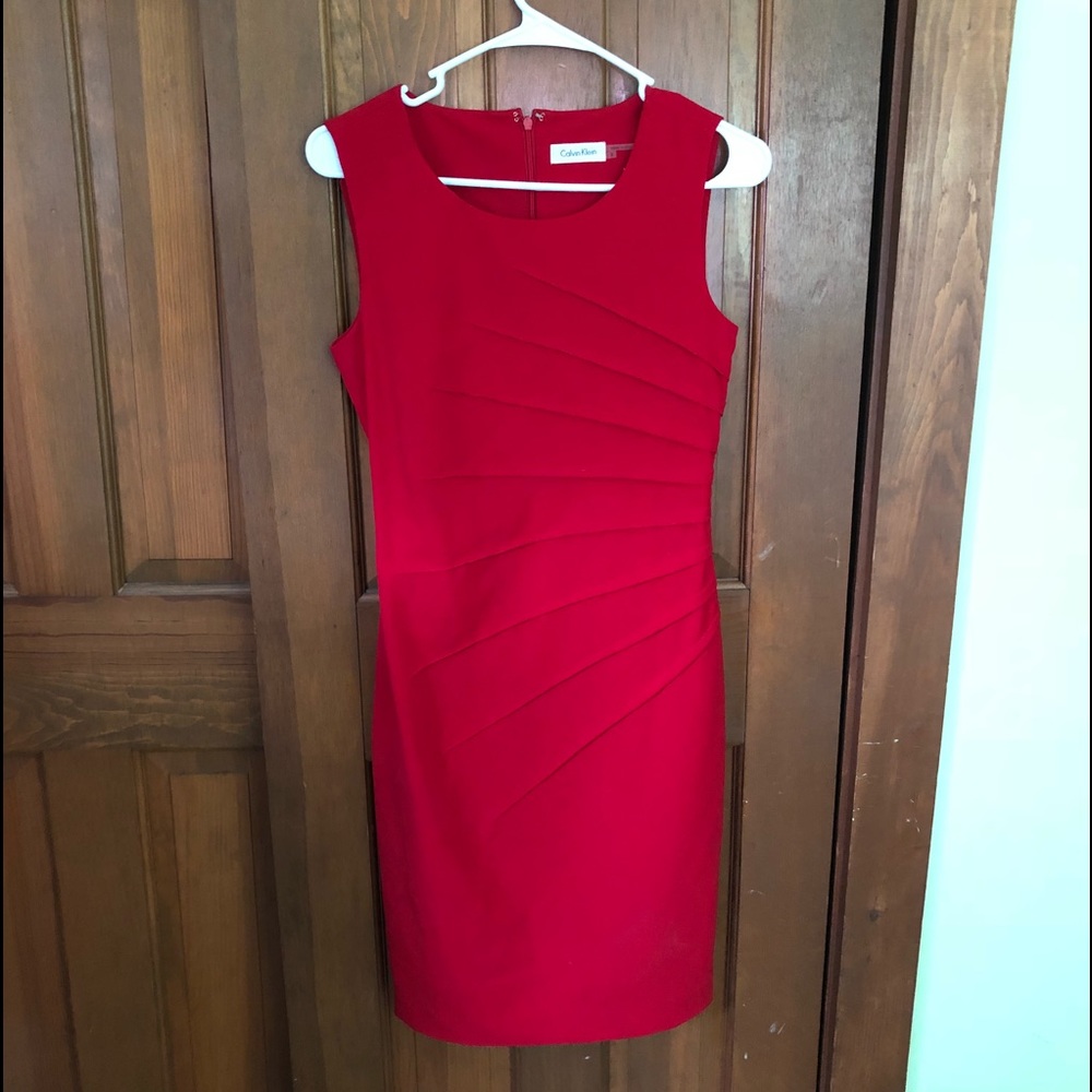 Calvin Klein Red Dress